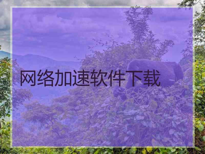 网络加速软件下载