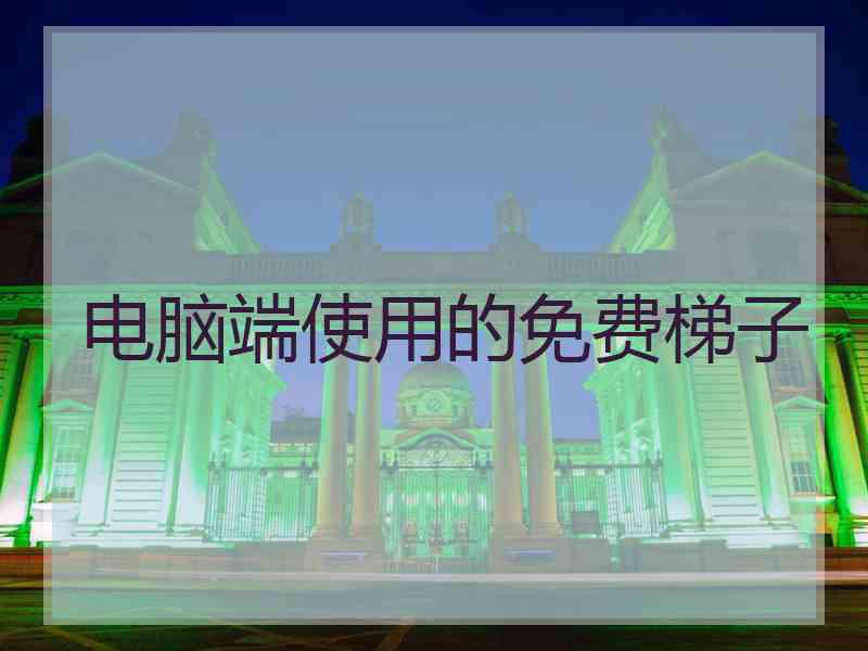 电脑端使用的免费梯子