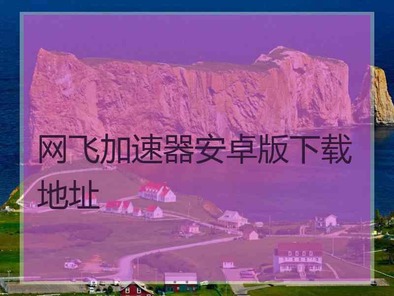 网飞加速器安卓版下载地址