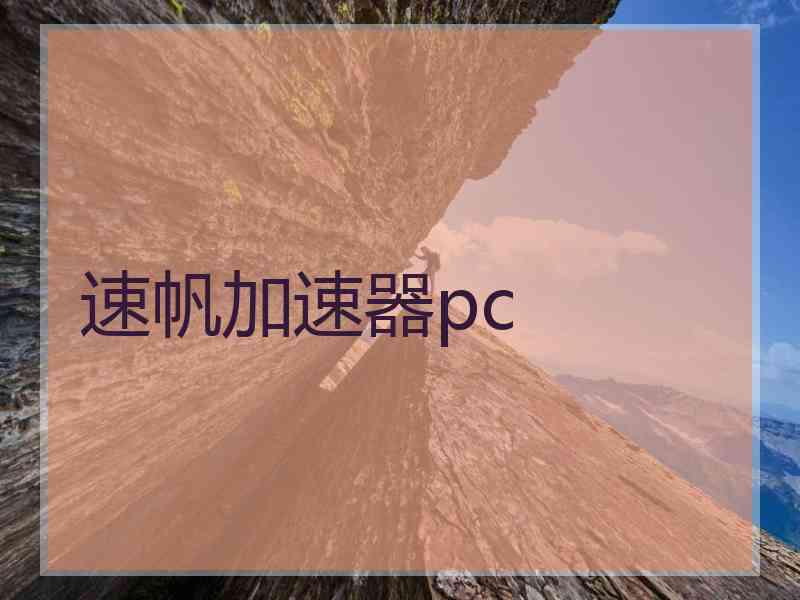 速帆加速器pc