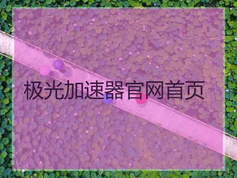 极光加速器官网首页