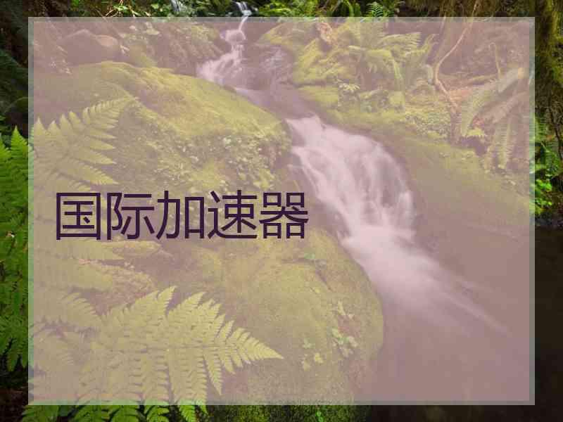 国际加速器