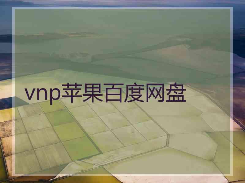 vnp苹果百度网盘