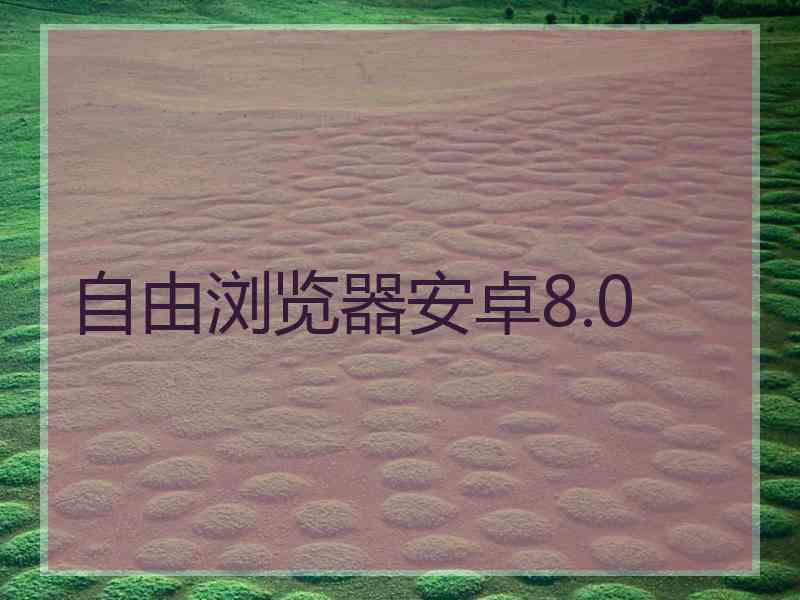 自由浏览器安卓8.0