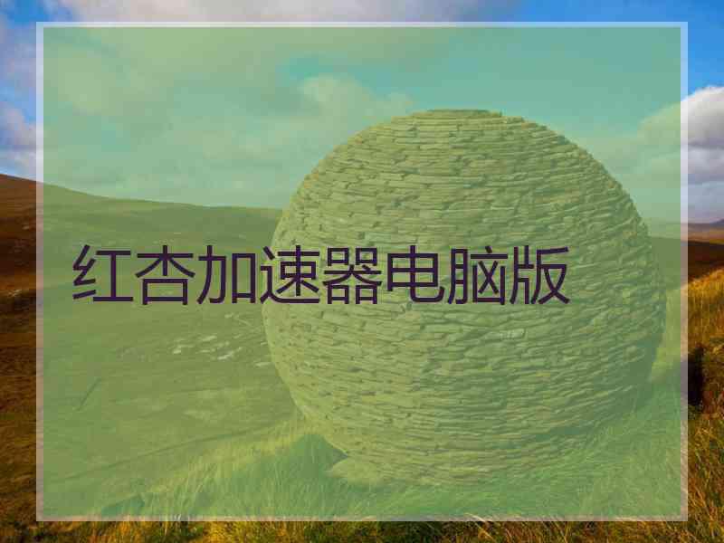 红杏加速器电脑版