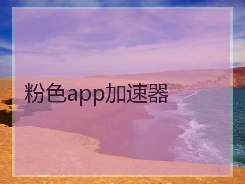 粉色app加速器