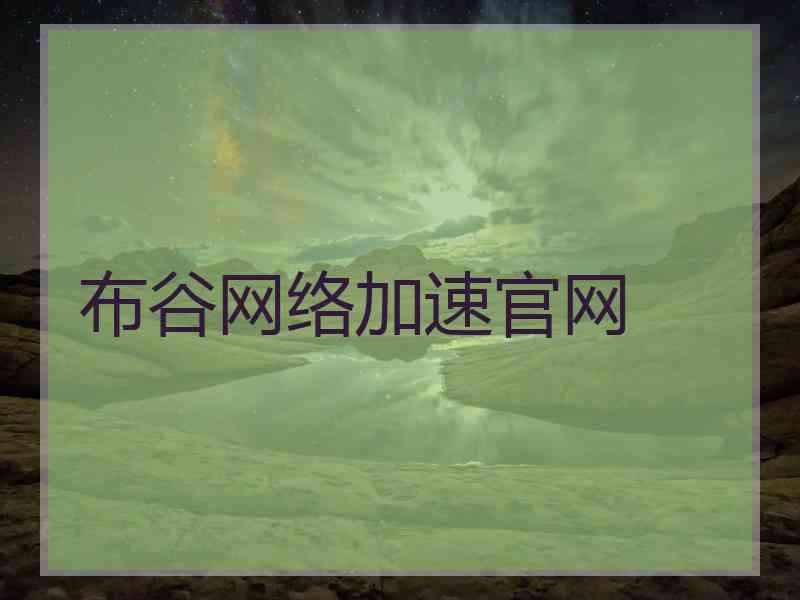 布谷网络加速官网