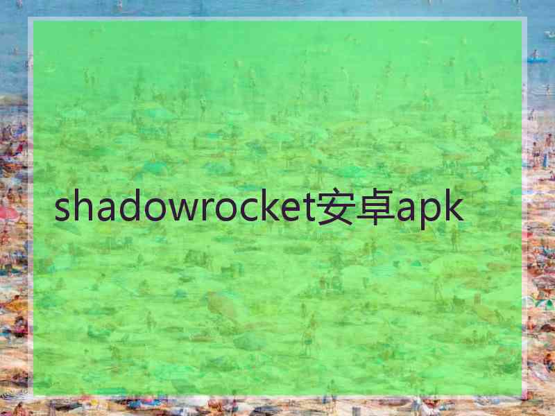 shadowrocket安卓apk