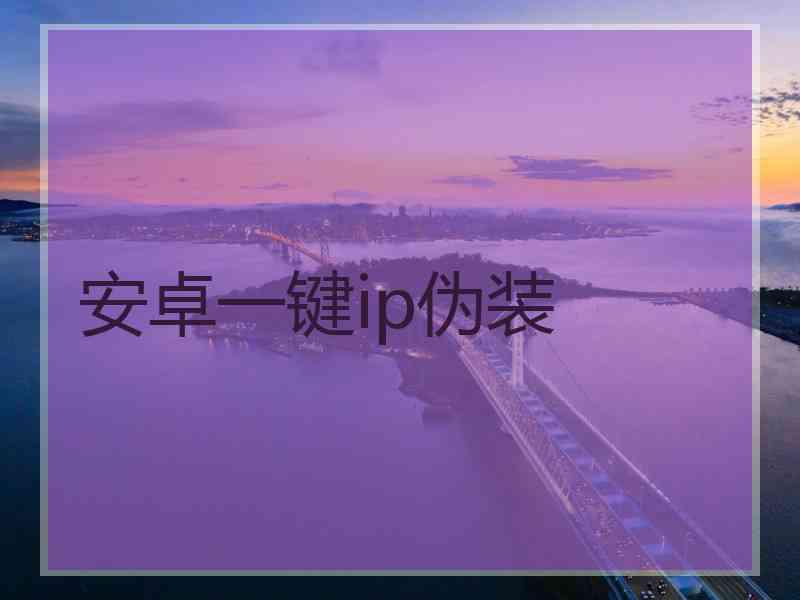 安卓一键ip伪装