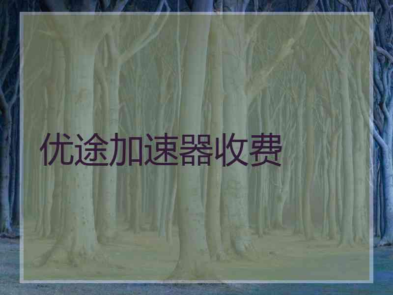 优途加速器收费