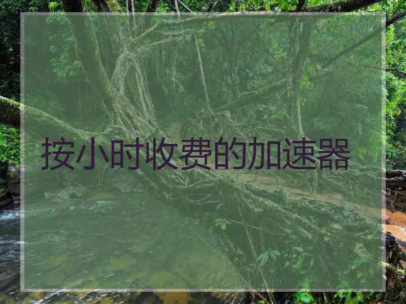 按小时收费的加速器