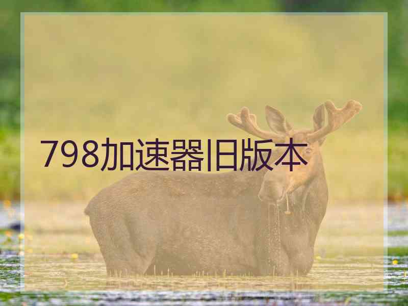 798加速器旧版本