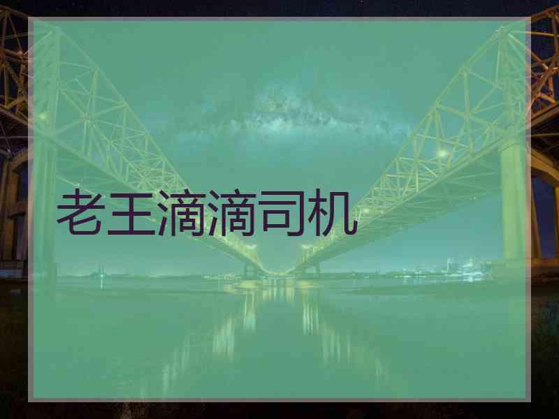 老王滴滴司机
