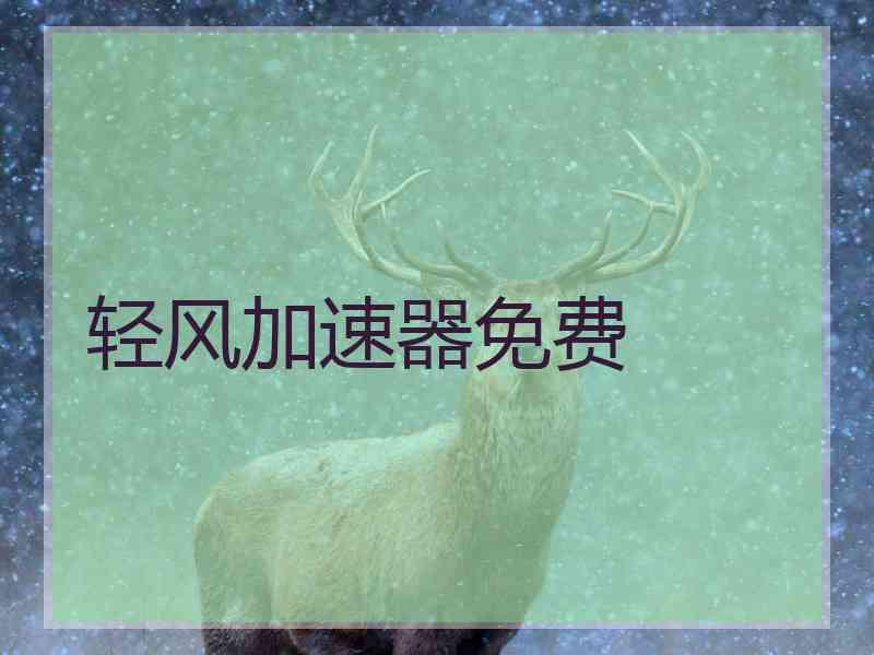 轻风加速器免费