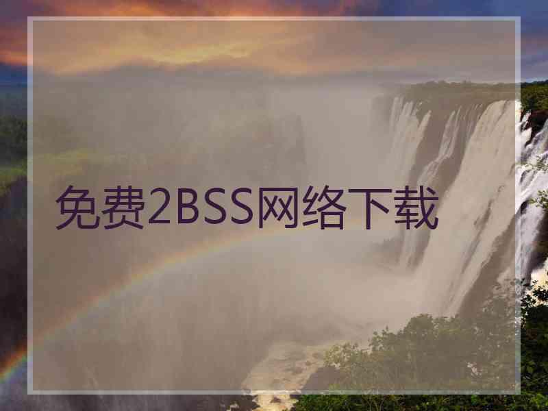 免费2BSS网络下载