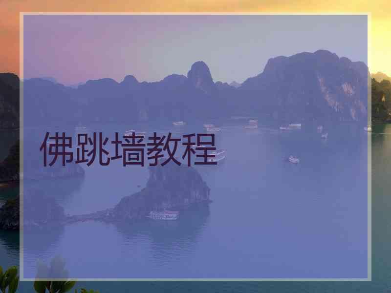 佛跳墙教程