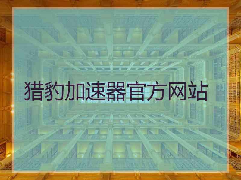 猎豹加速器官方网站