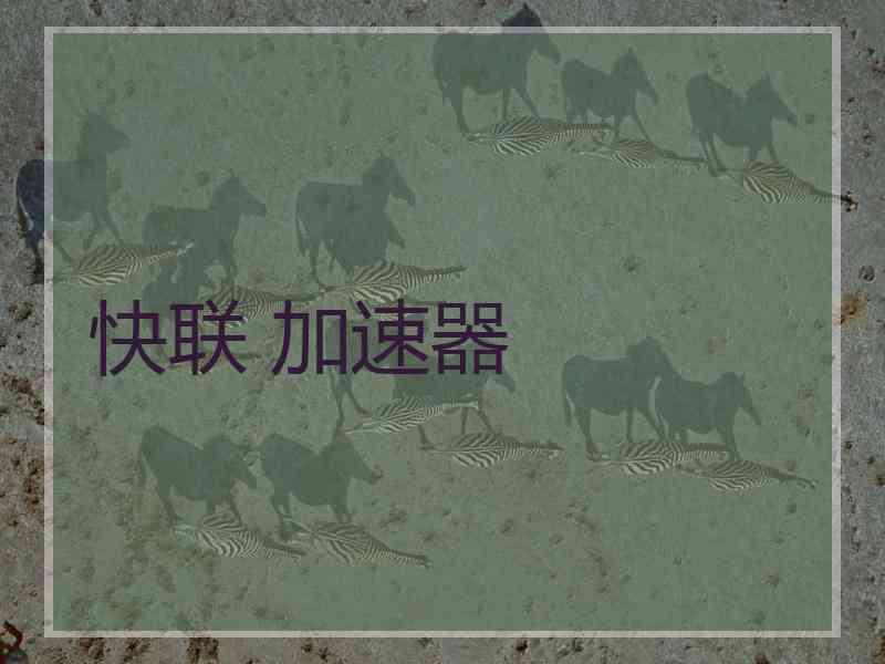 快联 加速器