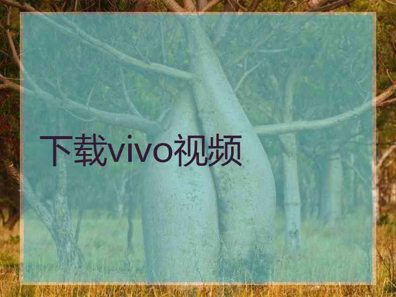 下载vivo视频