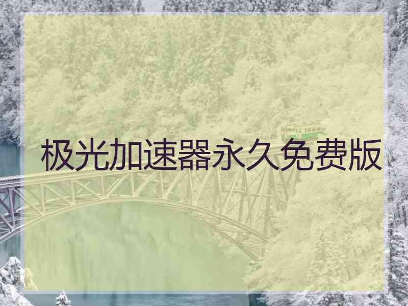 极光加速器永久免费版