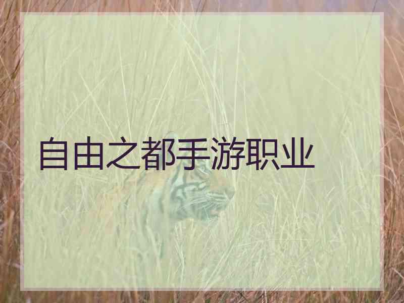 自由之都手游职业