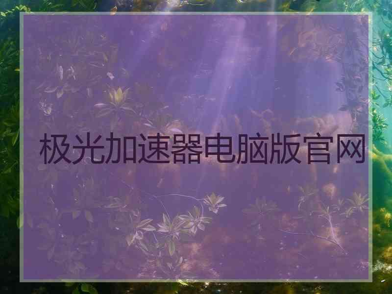 极光加速器电脑版官网
