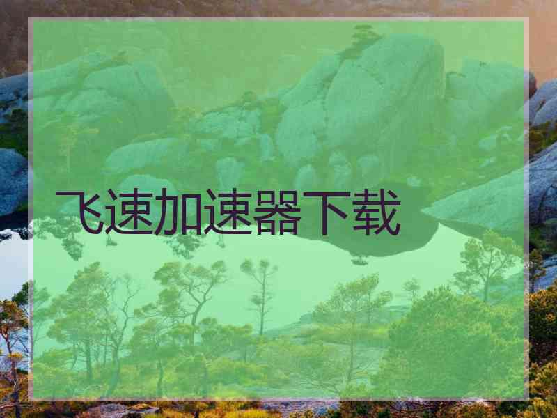 飞速加速器下载