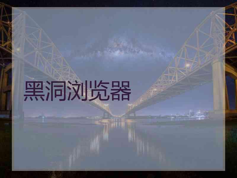黑洞浏览器
