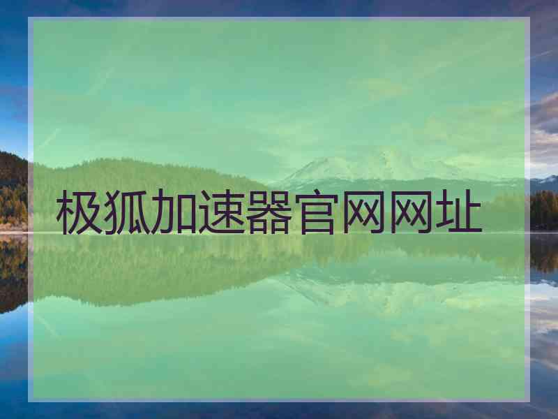 极狐加速器官网网址