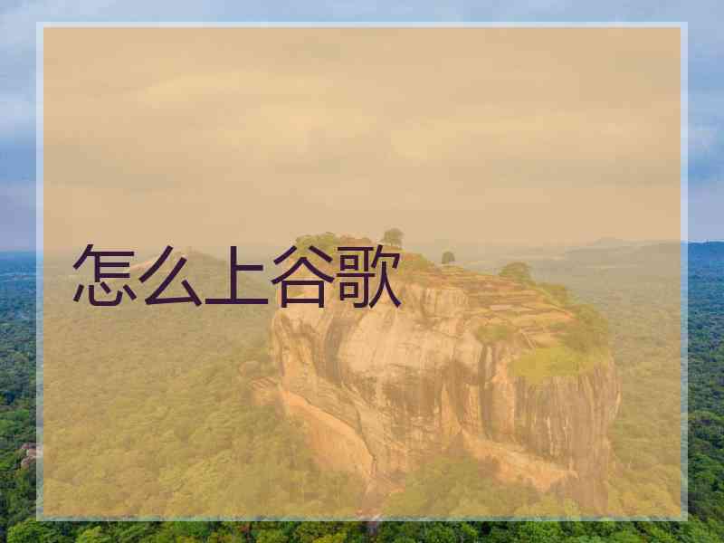 怎么上谷歌