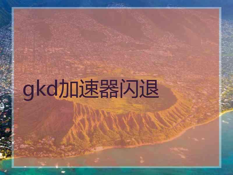 gkd加速器闪退