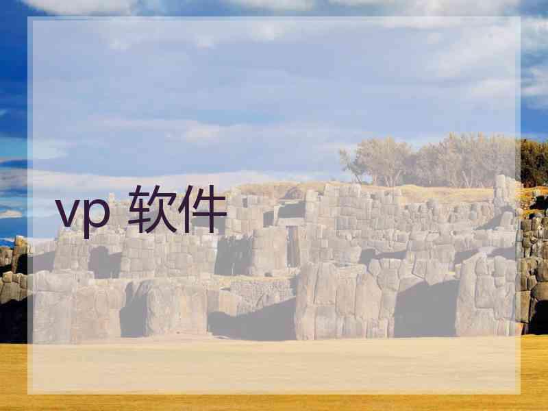 vp 软件