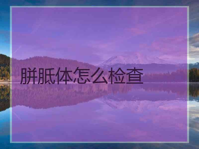 胼胝体怎么检查