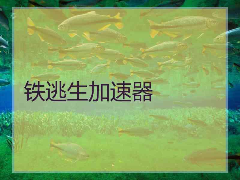铁逃生加速器