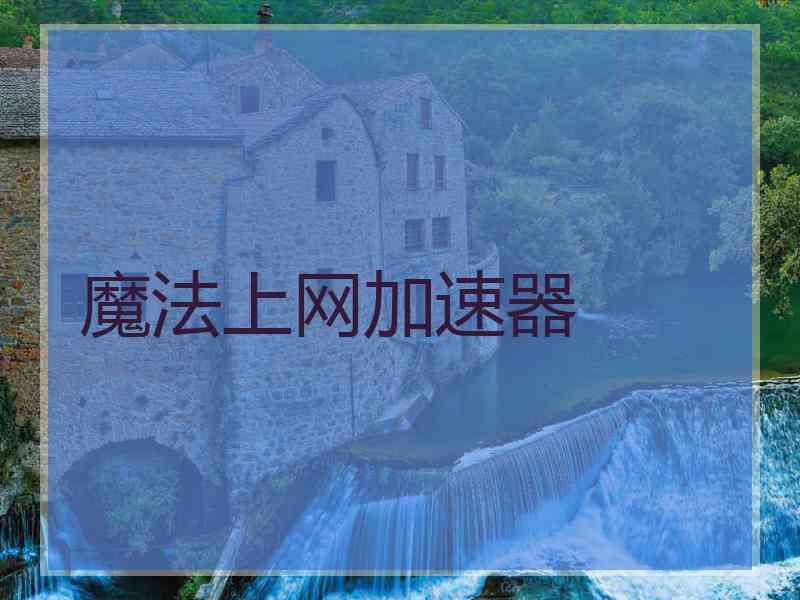 魔法上网加速器