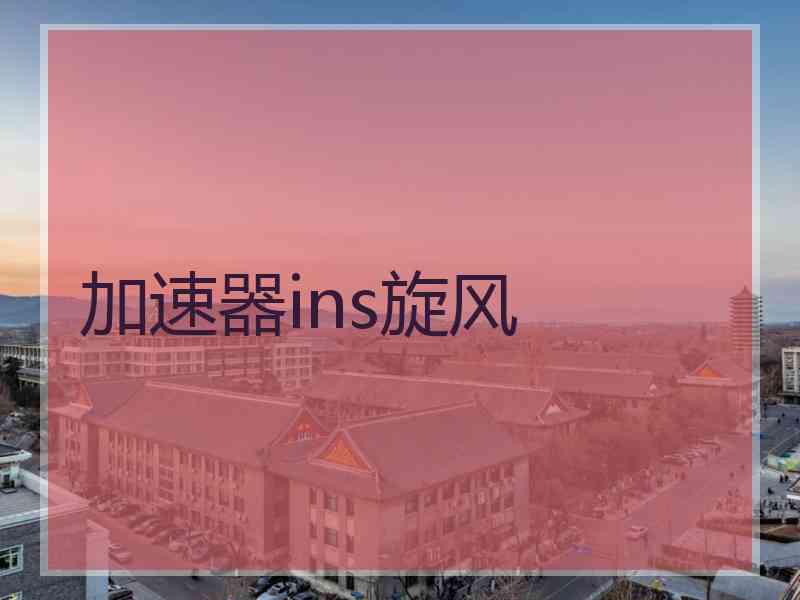 加速器ins旋风