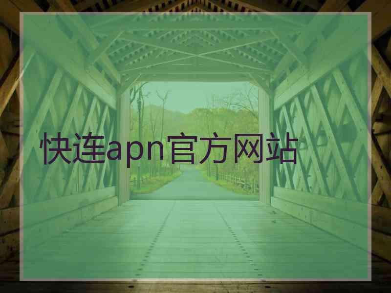 快连apn官方网站