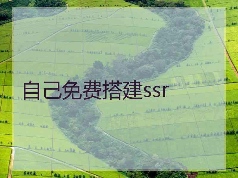 自己免费搭建ssr