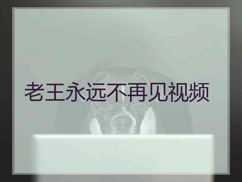 老王永远不再见视频