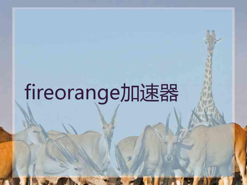 fireorange加速器