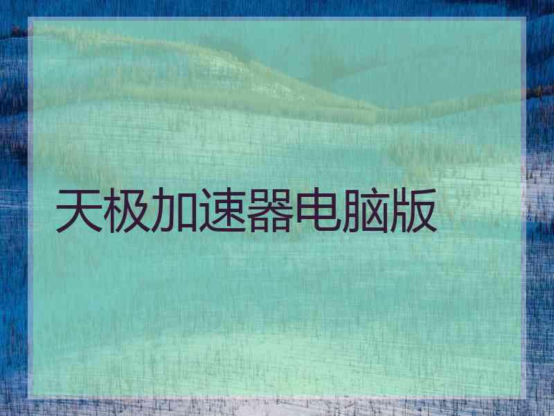 天极加速器电脑版