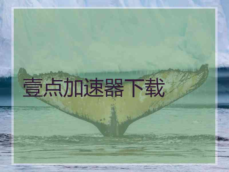 壹点加速器下载