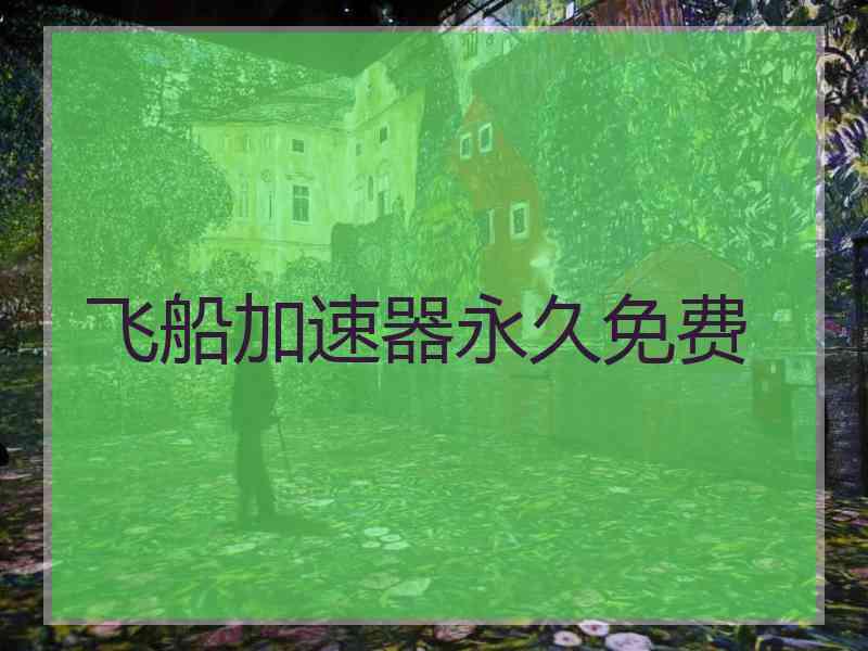 飞船加速器永久免费