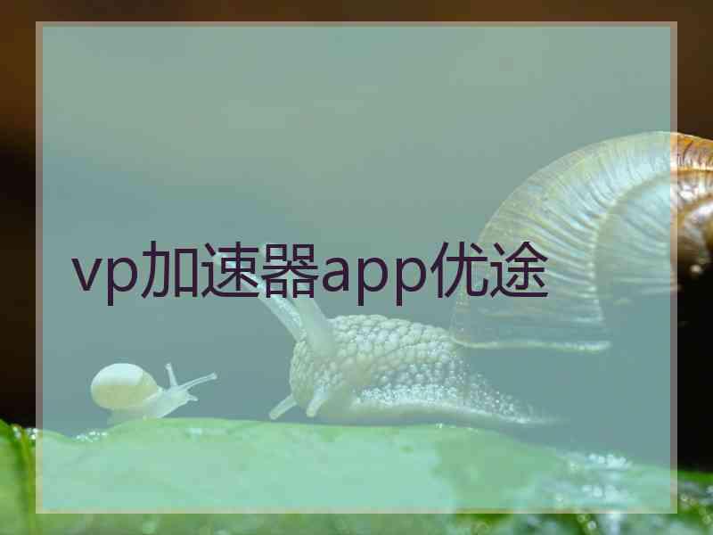 vp加速器app优途