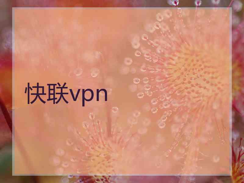 快联vpn