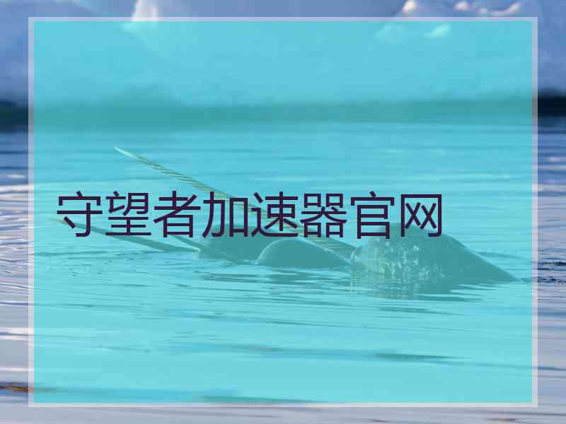 守望者加速器官网