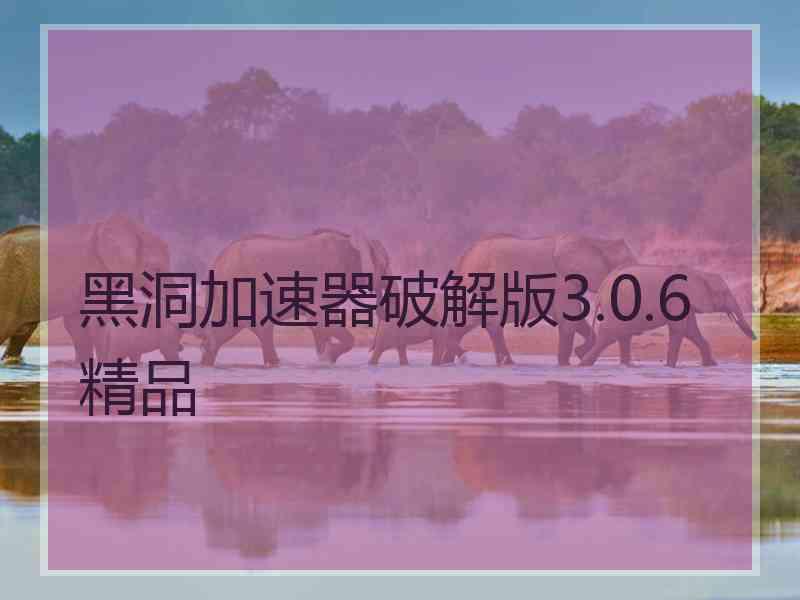 黑洞加速器破解版3.0.6精品