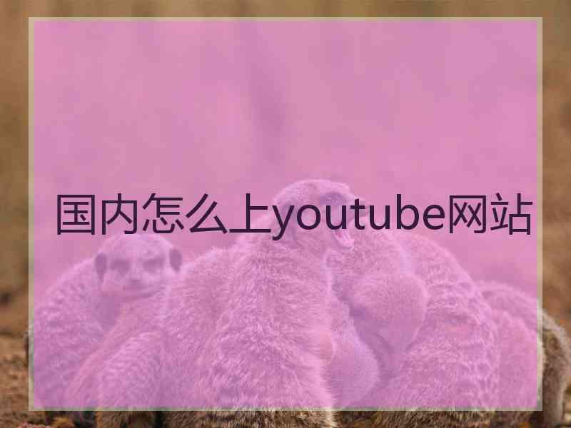 国内怎么上youtube网站