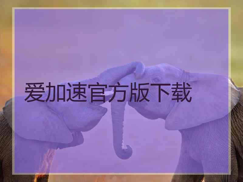 爱加速官方版下载