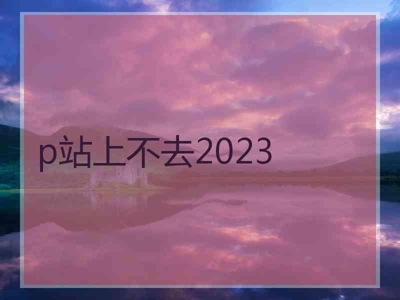 p站上不去2023